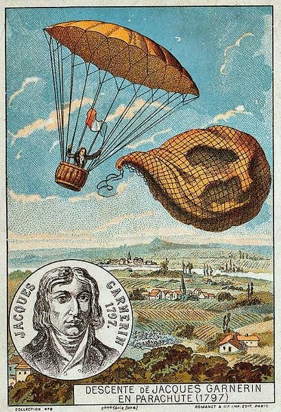 224 Years Since First Parachute Jump