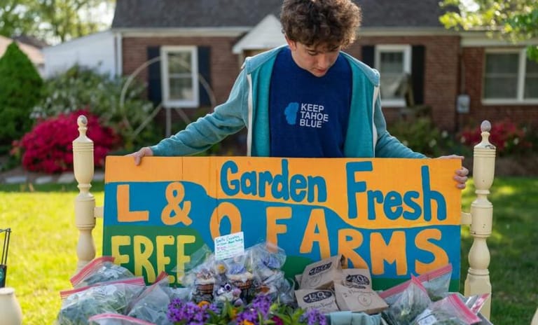 Family creates community garden in memory of their son