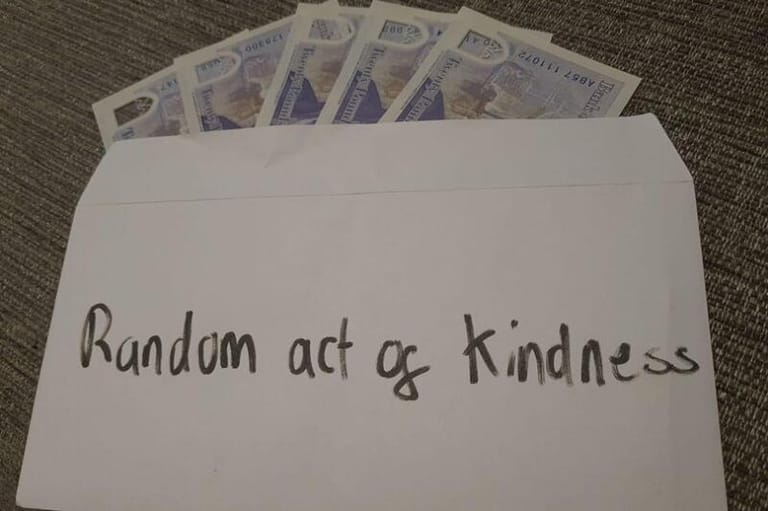 Random Act of Kindness: Anonymous Envelopes Filled With Cash Posted Through People’s Letterboxes