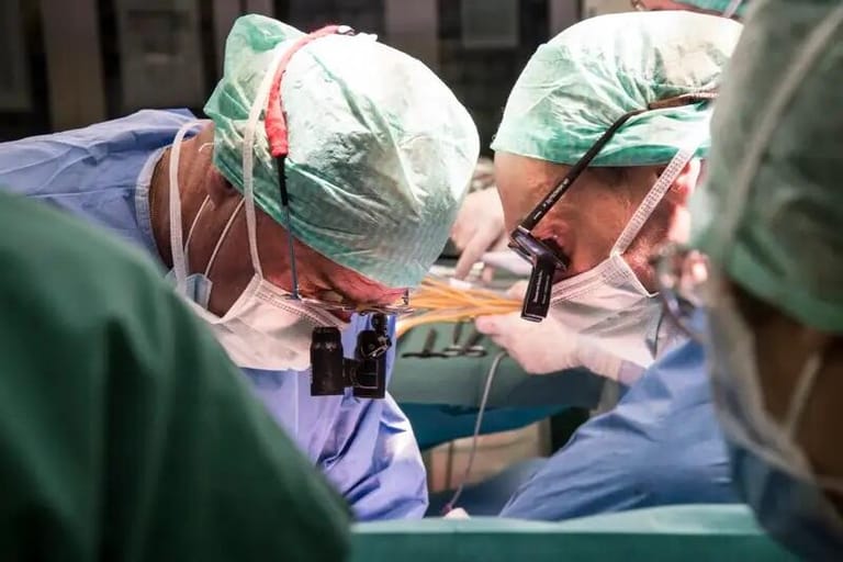 Damaged liver is repaired and transplanted in patient