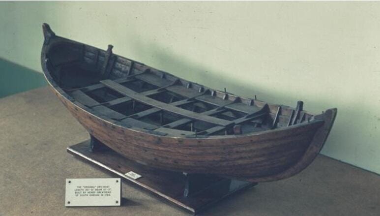 Image of the first lifeboat model
