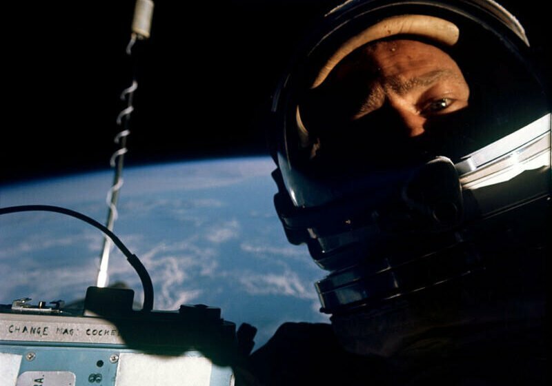  First selfie in space: Buzz Aldrin snaps himself in 1966