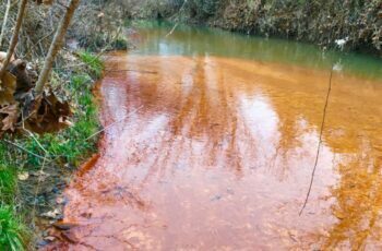 Acid Mine Drainage Site in Ohio