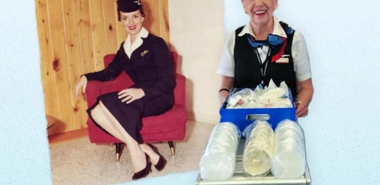 86 year-old woman becomes longest serving flight attendant