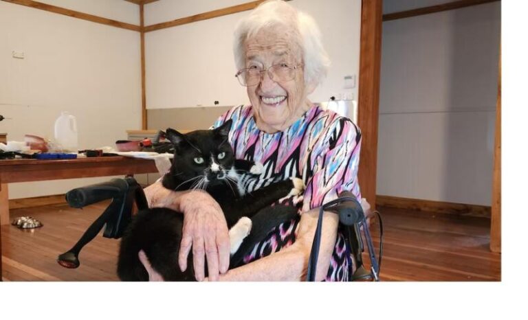 92 Year-Old Flood Victim Reunited with Long-Lost Cat